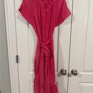 Umgee Vibrant Pink Dress